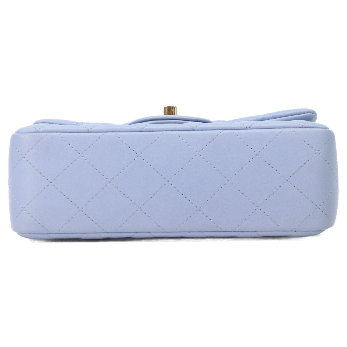 Chanel Light Blue Lamb Gold Mini Quilted 20 Shoulder Bag — view 5