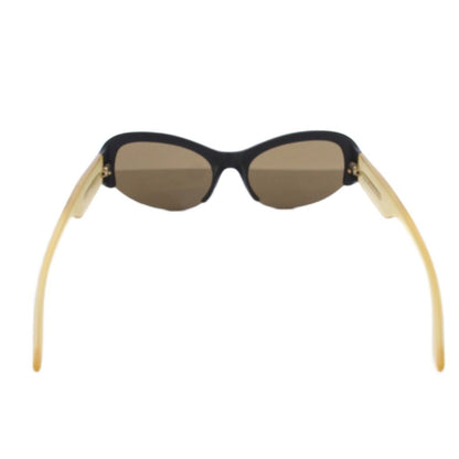 Prada Sunglasses Cat Eye Black Yellow TK Eyewear — view 3