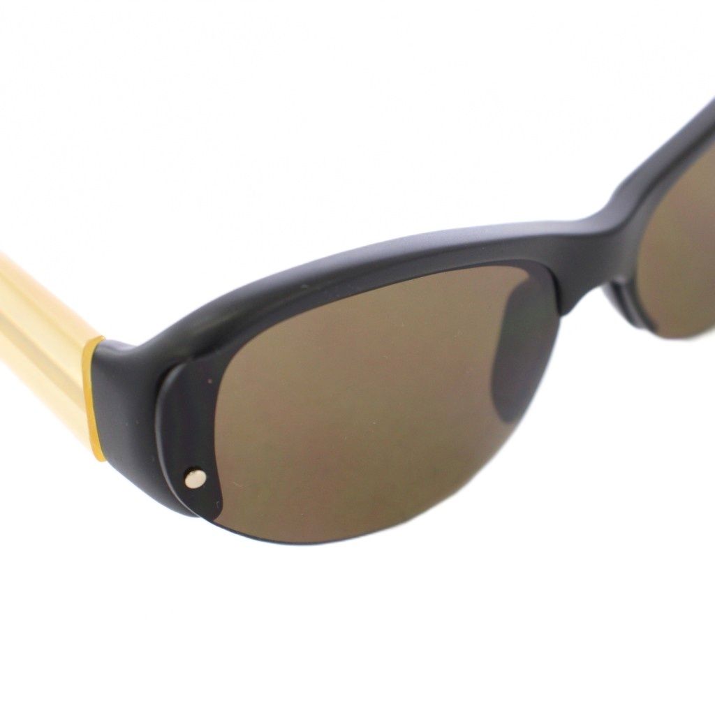 Prada Sunglasses Cat Eye Black Yellow TK Eyewear — view 5