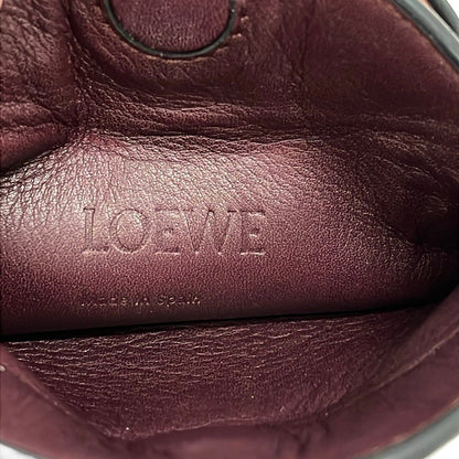 Loewe Shoulder Bag Gate Pocket Dark Brown Smartphone Pochette Leather — view 9