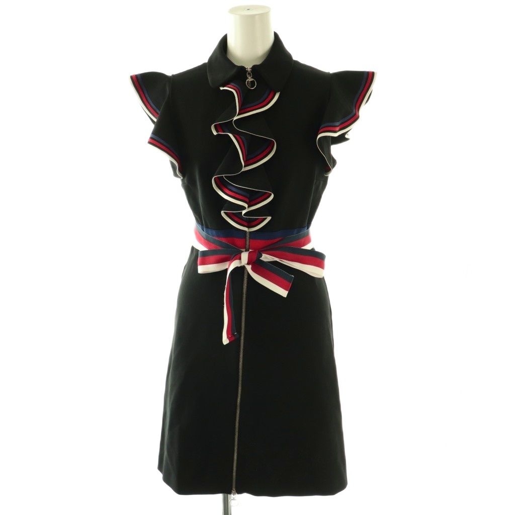 Gucci Frill Dress Black