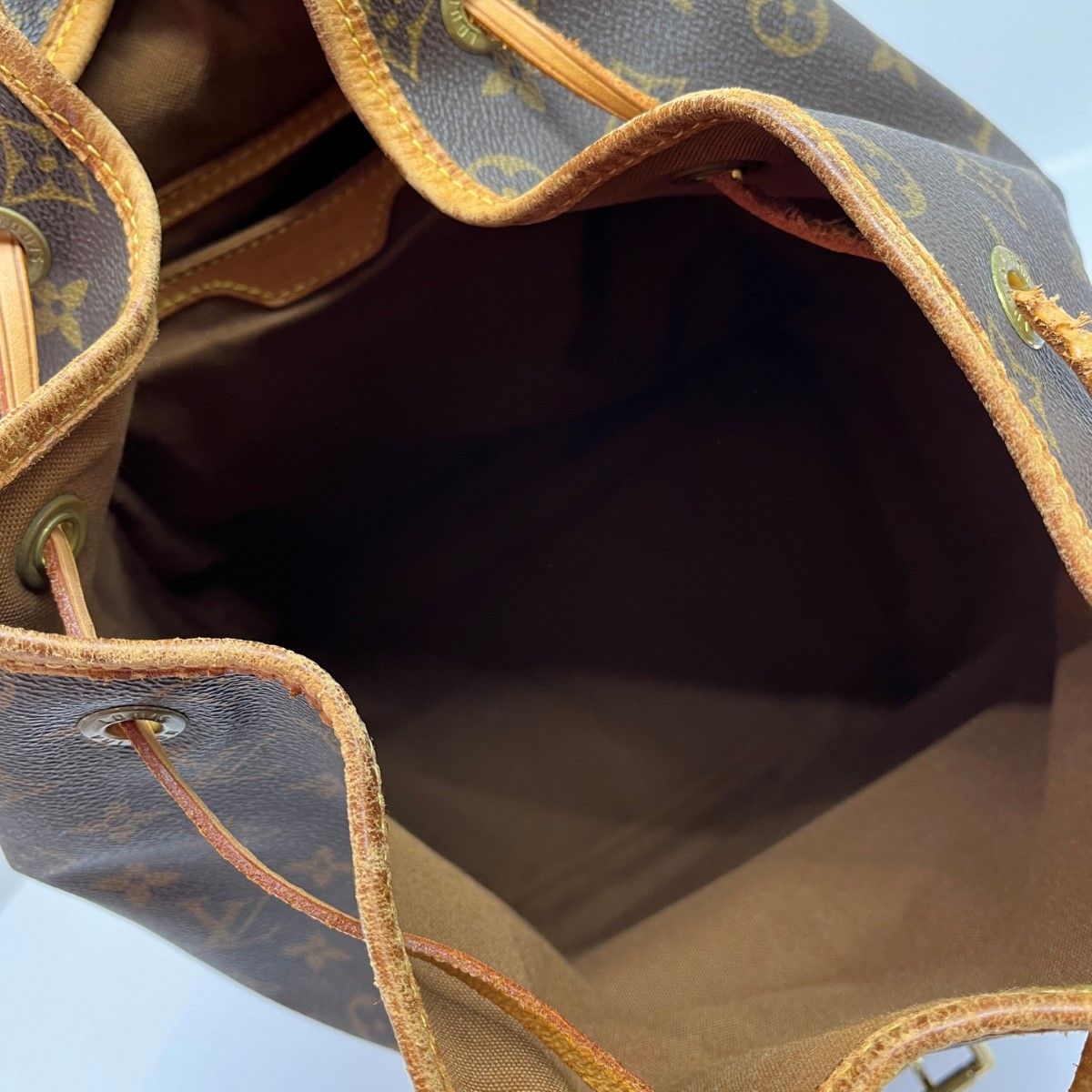 Louis Vuitton Monogram Montsouris Backpack Brown — view 7