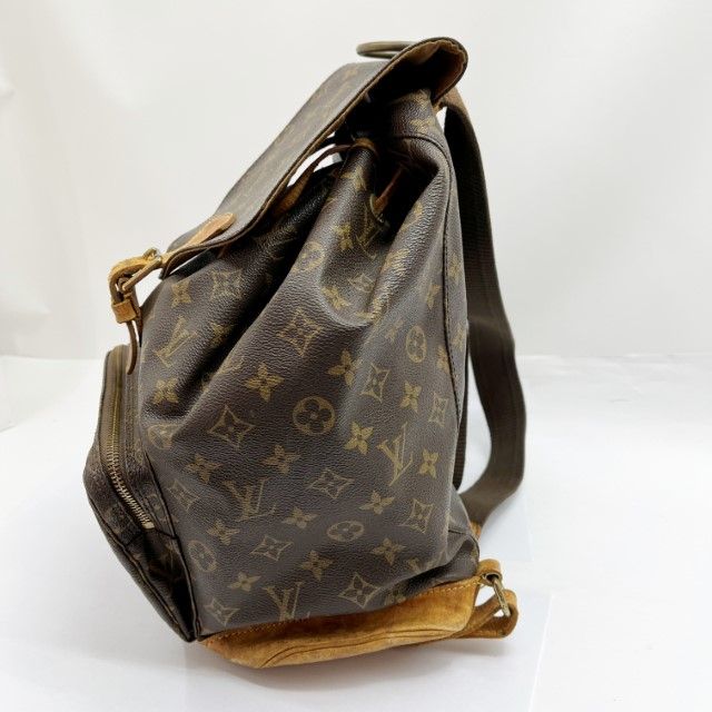 Louis Vuitton Monogram Montsouris Backpack Brown — view 3