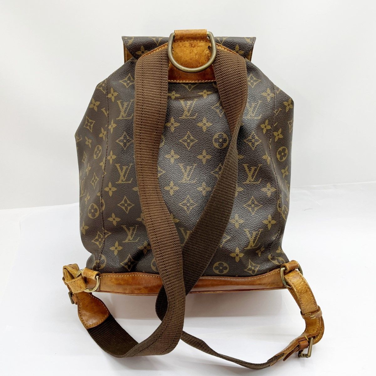Louis Vuitton Monogram Montsouris Backpack Brown — view 2