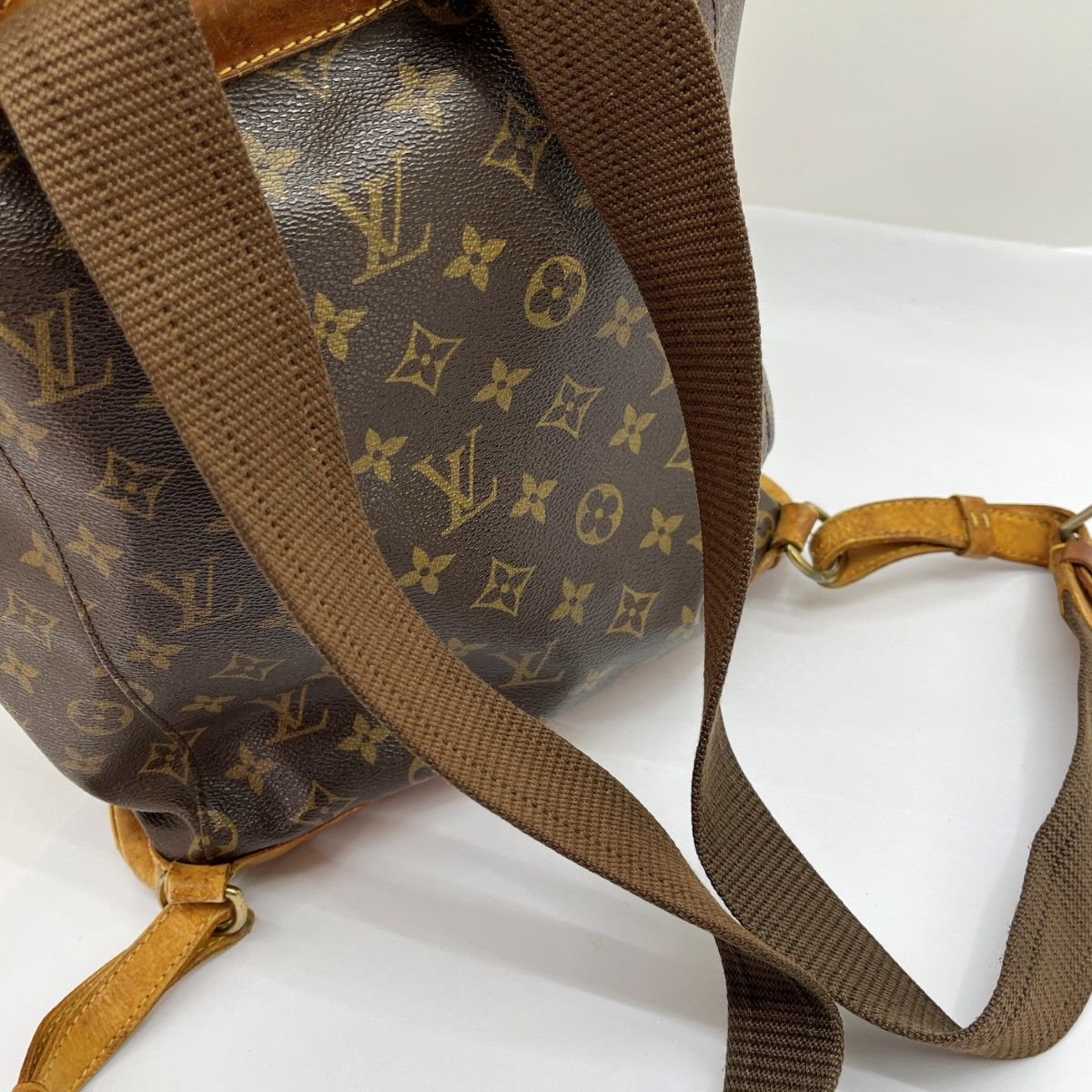Louis Vuitton Monogram Montsouris Backpack Brown — view 5