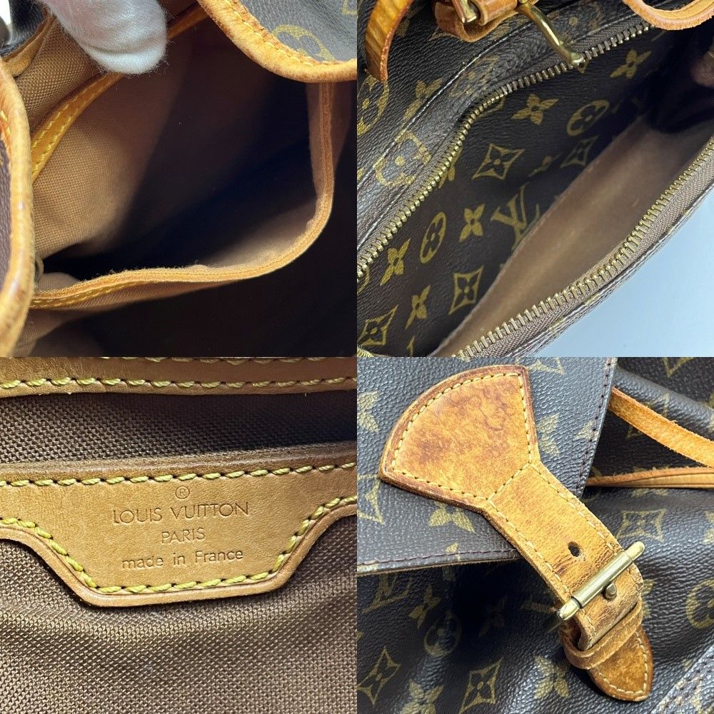 Louis Vuitton Monogram Montsouris Backpack Brown — view 8