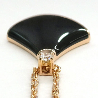 Bvlgari Divas' Dream Necklace Onyx Diamond 18k Pink Gold — view 6