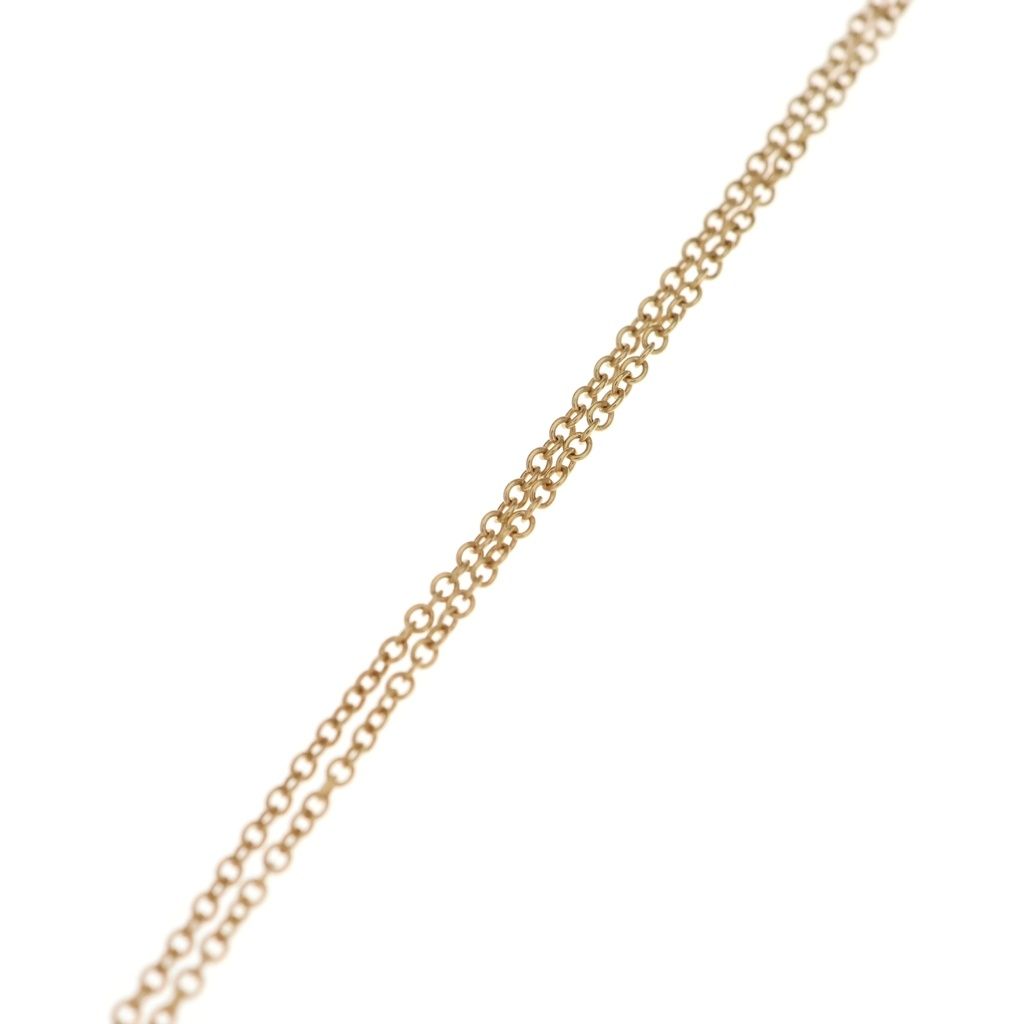Tiffany & Co T Smile Large Necklace Pendant Chain Gold 18k — view 4