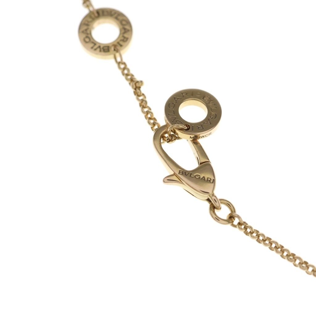 Bvlgari Necklace Pendant Chain Gold White Pearl — view 5