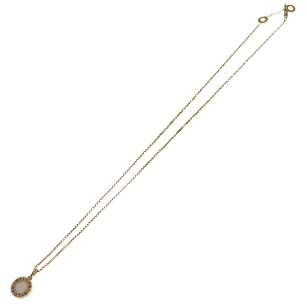 Bvlgari Necklace Pendant Chain Gold White Pearl — view 2
