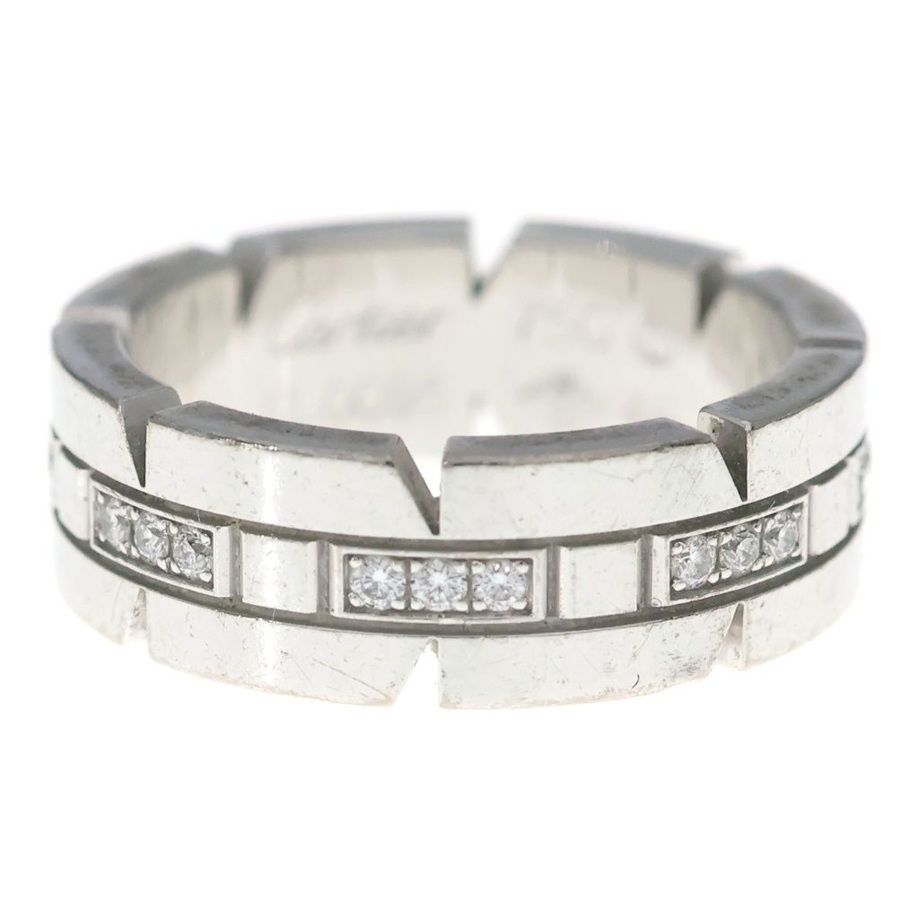 Cartier Tank Francaise Earrings White Gold 18k