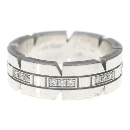 Cartier Tank Francaise Earrings White Gold 18k