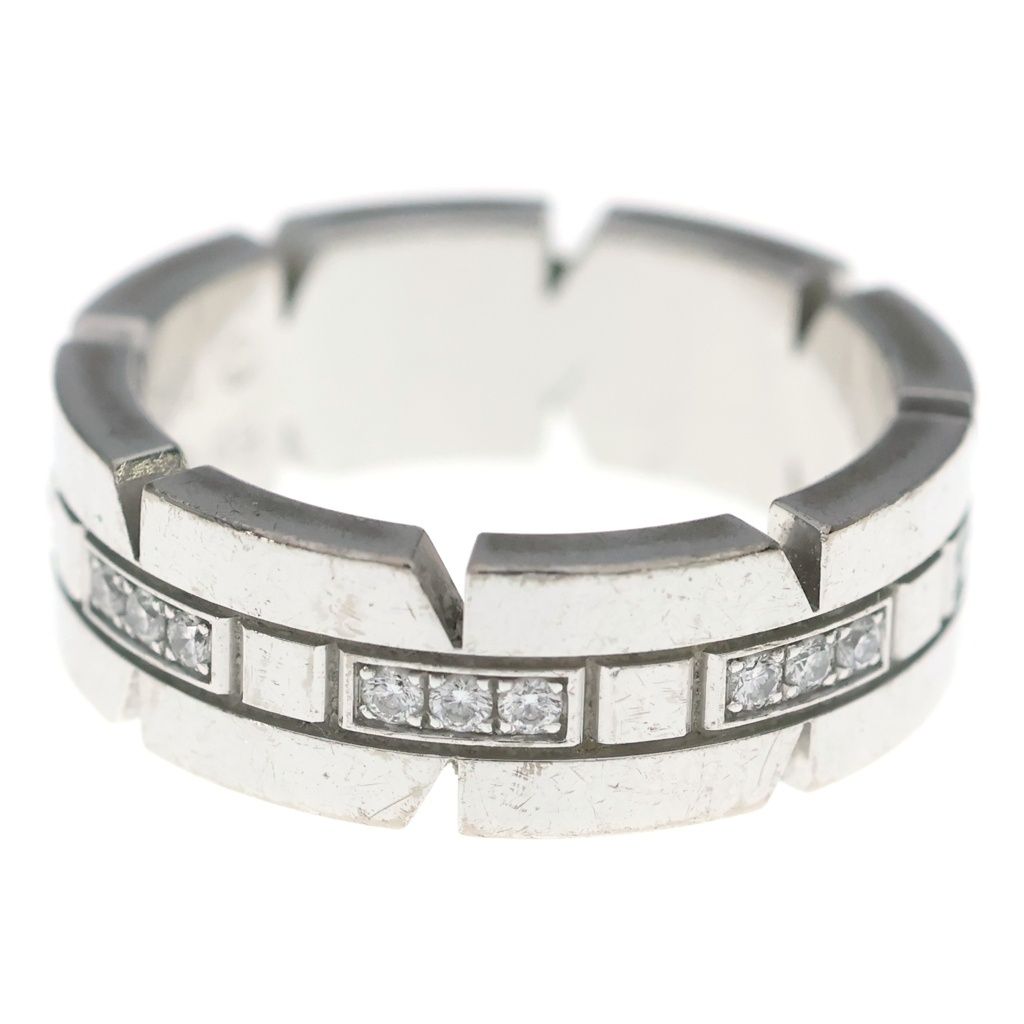 Cartier Tank Francaise Earrings White Gold 18k — view 3