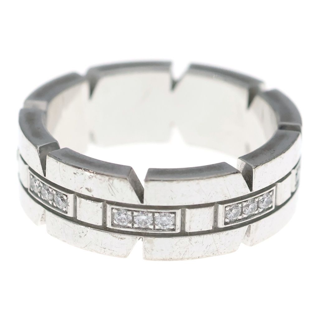 Cartier Tank Francaise Earrings White Gold 18k — view 2