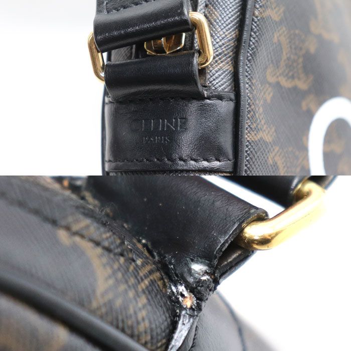 Celine Triomphe Shoulder Bag Black — view 8