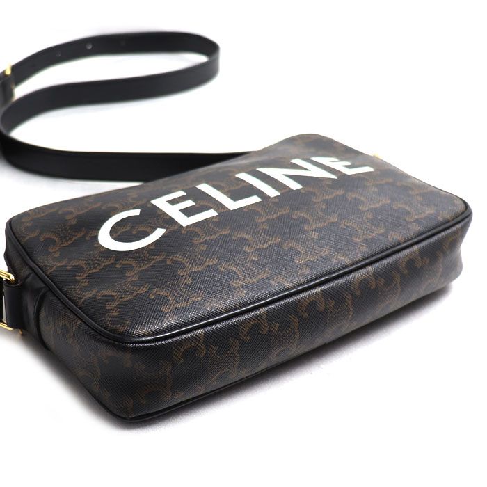 Celine Triomphe Shoulder Bag Black — view 3
