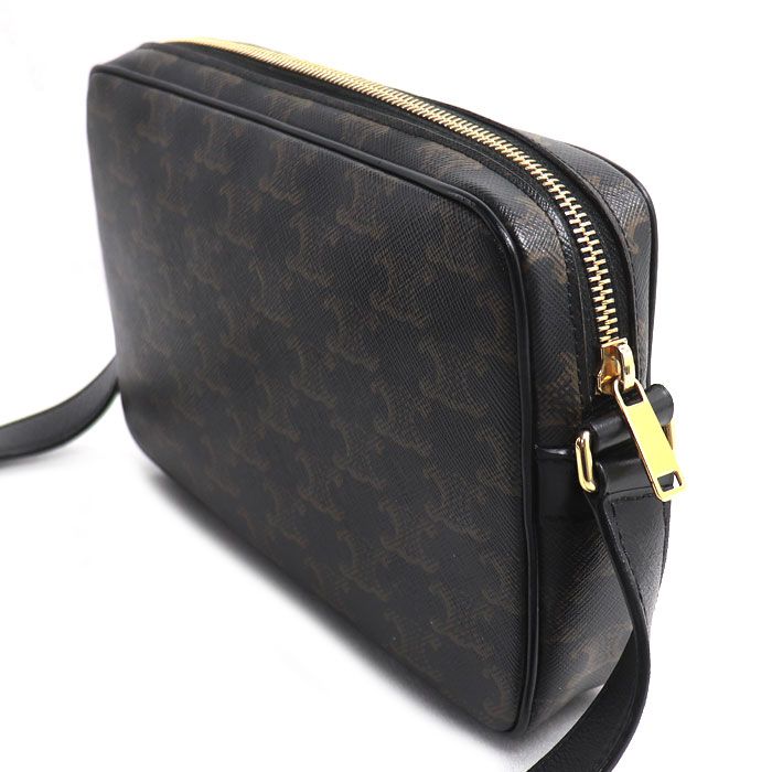 Celine Triomphe Shoulder Bag Black — view 2