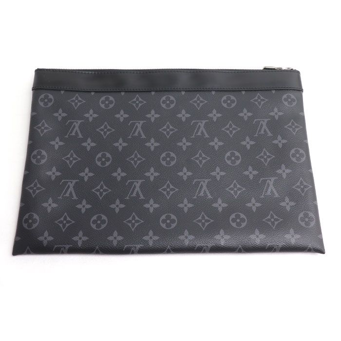 Louis Vuitton Pochette Discovery Clutch Monogram Eclipse Black — view 2