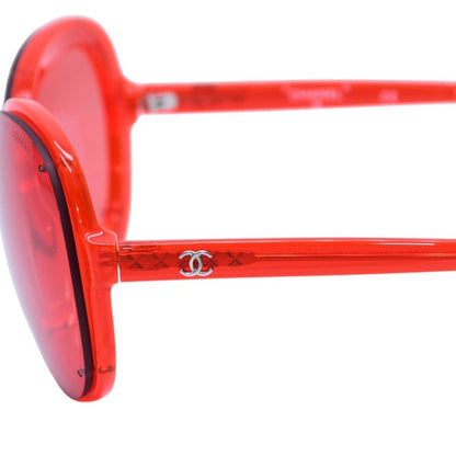 Chanel Sunglasses Eyewear CC Logo Clear Red Acetate — view 7