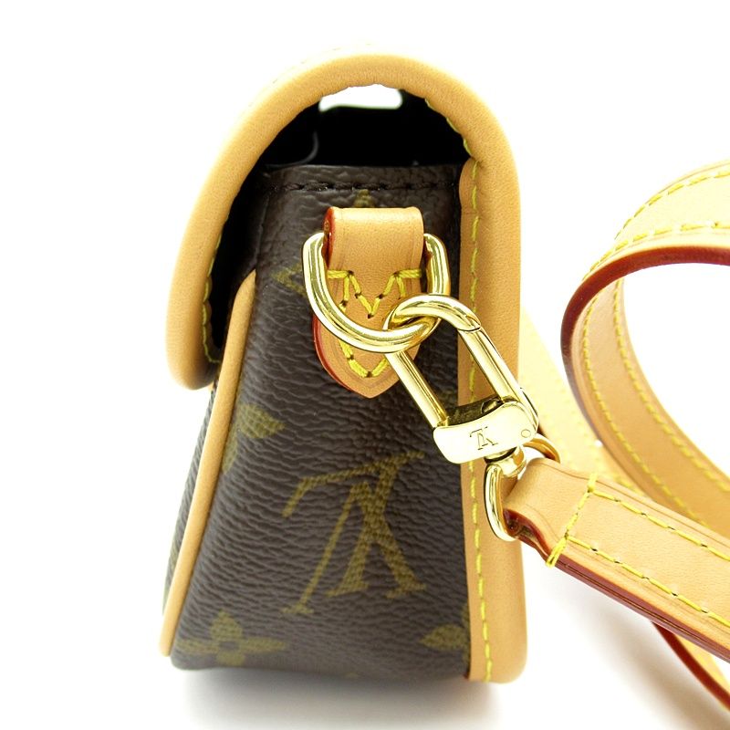 Louis Vuitton Nano Diane Monogram Shoulder Bag Brown — view 3