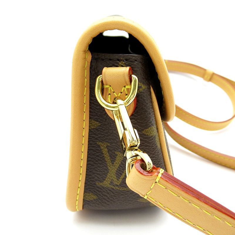 Louis Vuitton Nano Diane Monogram Shoulder Bag Brown — view 5