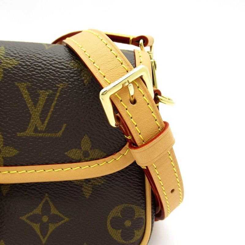 Louis Vuitton Nano Diane Monogram Shoulder Bag Brown — view 2