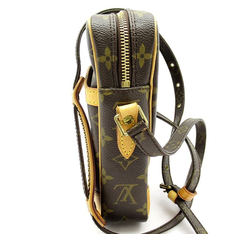 Louis Vuitton Danube Monogram Shoulder Bag Brown — view 3