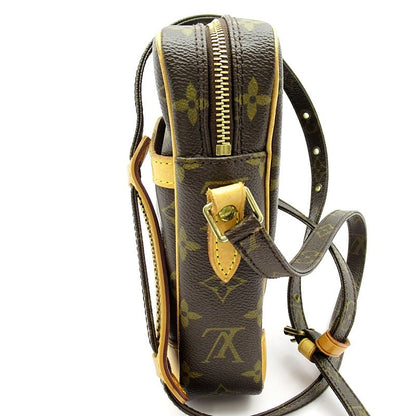 Louis Vuitton Danube Monogram Shoulder Bag Brown — view 3
