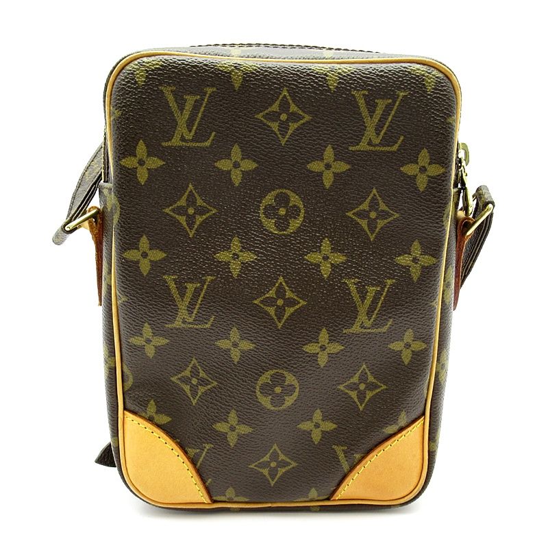 Louis Vuitton Danube Monogram Shoulder Bag Brown — view 4
