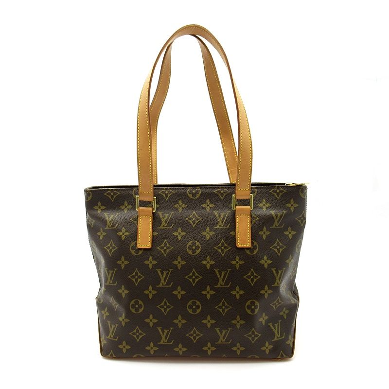 Louis Vuitton Cabas Piano Monogram Handbag Brown — view 4