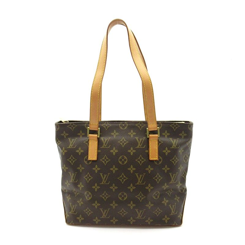 Louis Vuitton Cabas Piano Monogram Handbag Brown