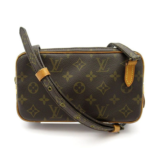 Louis Vuitton Bandouliere Monogram Shoulder Bag Brown