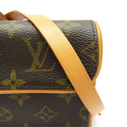 Louis Vuitton Pochette Florentine Monogram Shoulder Bag Brown — view 2