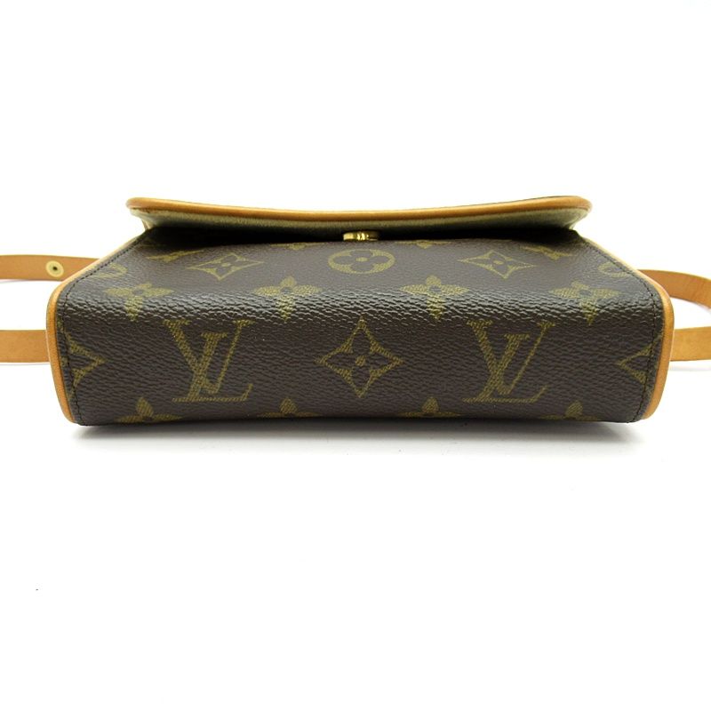 Louis Vuitton Pochette Florentine Monogram Shoulder Bag Brown — view 6