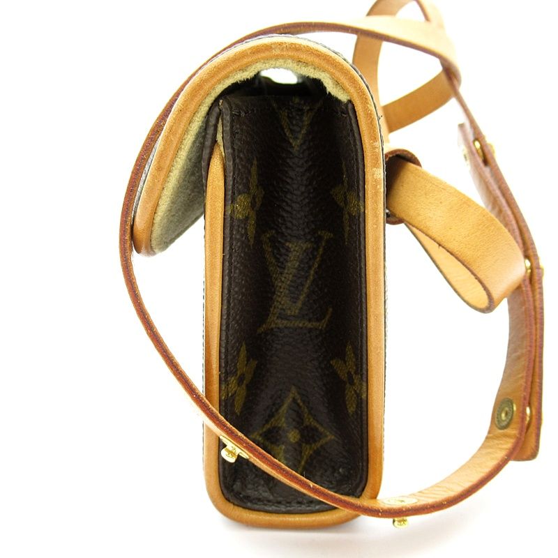 Louis Vuitton Pochette Florentine Monogram Shoulder Bag Brown — view 3