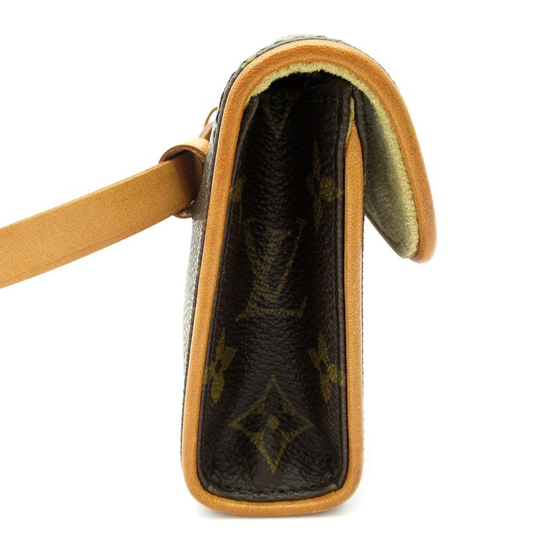 Louis Vuitton Pochette Florentine Monogram Shoulder Bag Brown — view 5