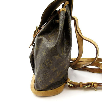 Louis Vuitton Montsouris MM Monogram Backpack Brown — view 3