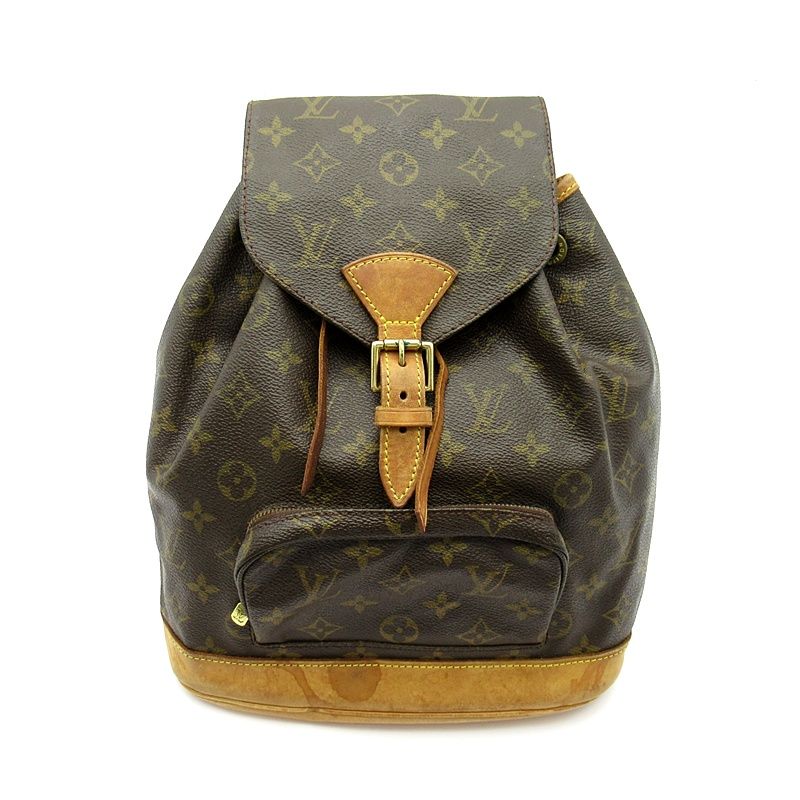 Louis Vuitton Montsouris MM Monogram Backpack Brown