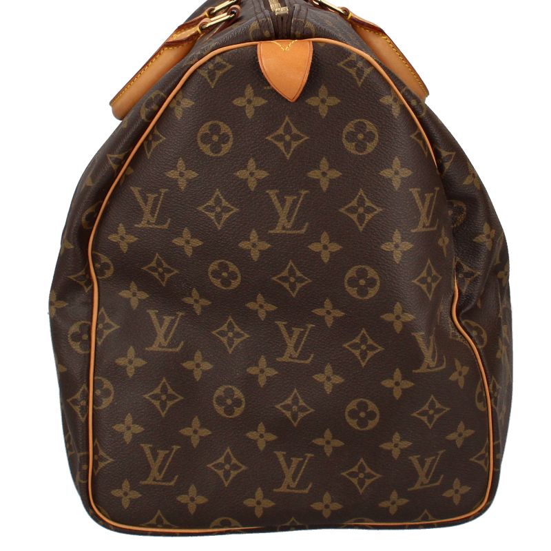 Louis Vuitton Keepall 55 Monogram Boston Bag Brown — view 3