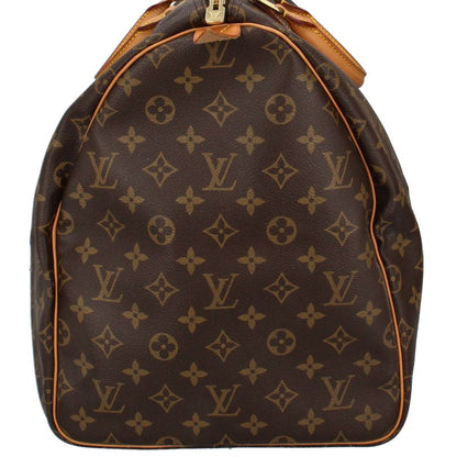 Louis Vuitton Keepall 55 Monogram Boston Bag Brown — view 5