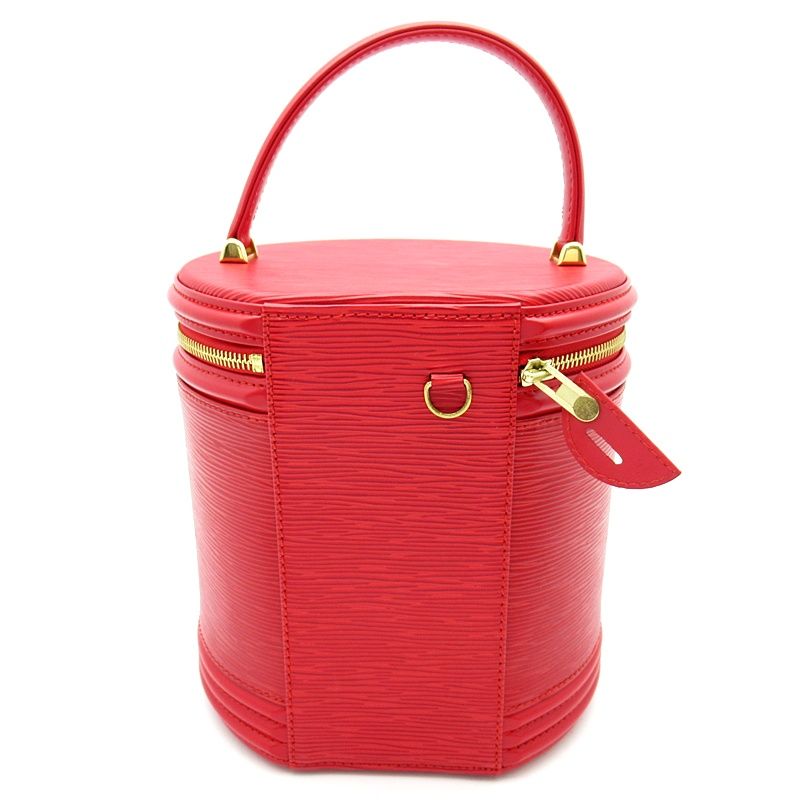 Louis Vuitton Cannes Epi Handbag Castilian Red — view 4