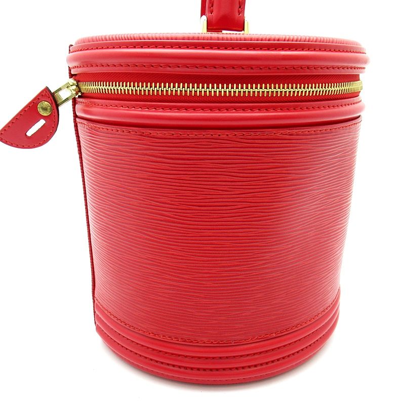 Louis Vuitton Cannes Epi Handbag Castilian Red — view 5
