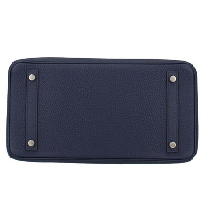 Hermes Birkin 30 Togo Handbag Blue Navy — view 5