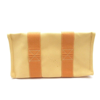 Hermes Bora PM Toile Ash Canvas Tote Orange — view 6