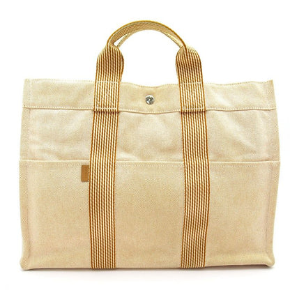 Hermes New Fourre Tout MM Toile Ash Tote Orange