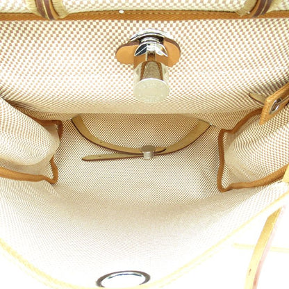 Hermes Herbag Zip a Dos Toile GM Calf Backpack Natural — view 6