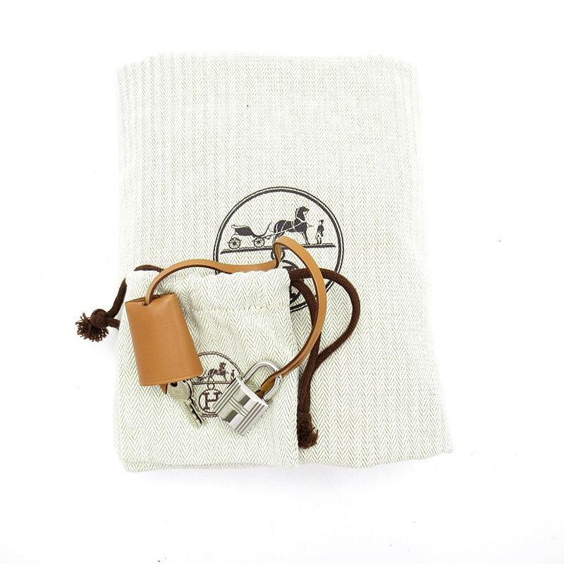 Hermes Herbag Zip a Dos Toile GM Calf Backpack Natural — view 9