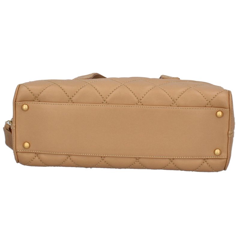 Chanel Wild Stitch Handbag Calf Beige — view 6