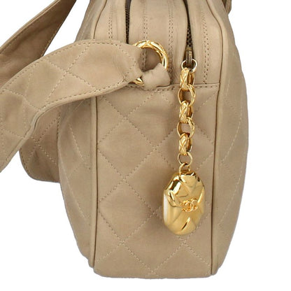 Chanel Vintage Shoulder Bag Lambskin Beige — view 4