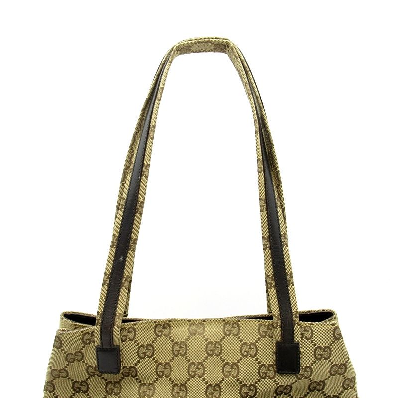 Gucci Tote GG Canvas Shoulder Bag Beige — view 2